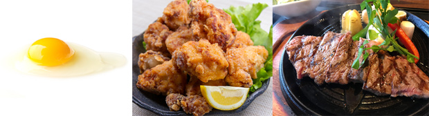 脂質とたんぱくのイメージ