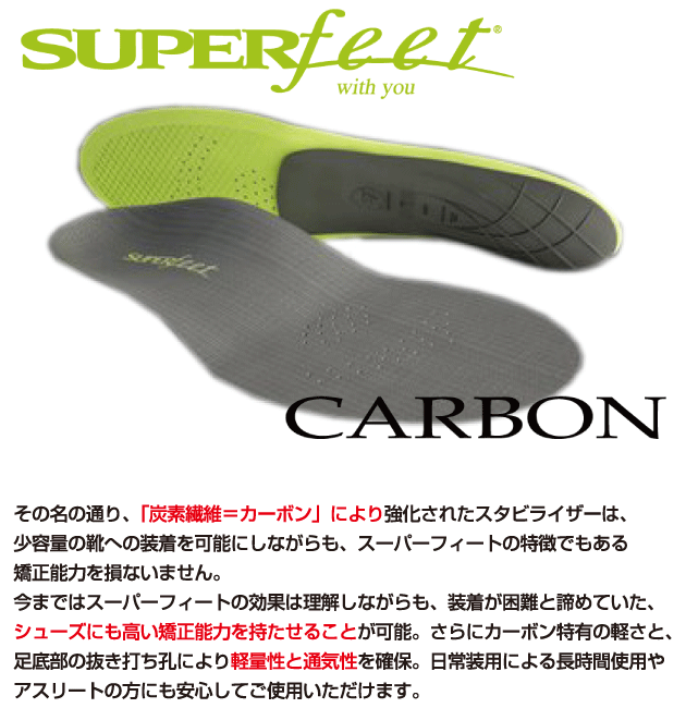 Superfeetカーボン